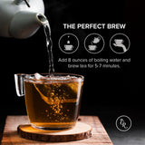 Gourmet Royale Spearmint Tea, 100 Count, Sustainable Tea Bags, Caffeine & Sugar Free, Resealable Pouch, Refreshing & Natural, Grown in Sri Lanka