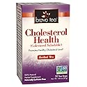 Bravo Tea Cholesterol Health Herbal Tea Caffeine Free, 20 Tea Bags, 6 Count