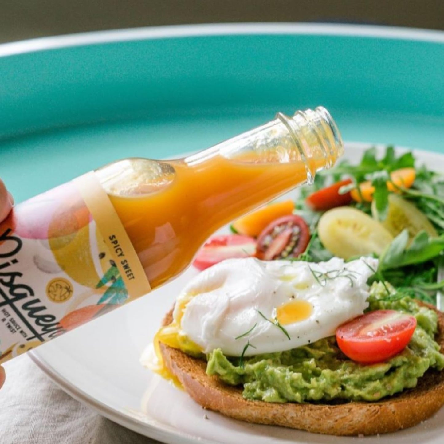 Spicy Sweet Passion Fruit by Pisqueya, Mild Heat Hot Sauce With Flavors of Passion Fruit, Chili Peppers & Garlic, Made With All Natural Ingredients, 5