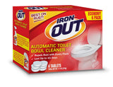 Iron Out Rust Stain Remover Automatic Toilet Bowl Cleaner Tablets, Powerful Gel Spray and Powder
