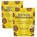 Miracle Mama Milkookies- Lactation Cookies - Oatmeal Chocolate Chip- Support Milk Supply with Oats, Flaxseed & Brewer’s Yeast - Delicious, Nourishing