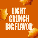 MadeGood Cheddar Star Puffed Crackers, 4.26oz Pouch, Organic Snacks