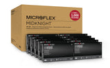 Ansell MICROFLEX MidKnight MK-296 Exam Standard Gloves - Size M, Black (Case of 1000)