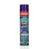 Clorox Fraganzia Aerosol Air Freshener in Lavender with Eucalyptus Scent - Long-Lasting Room Spray, Odor Eliminator for Home, Bathroom, and Bedroom