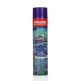 Clorox Fraganzia Aerosol Air Freshener in Lavender with Eucalyptus Scent - Long-Lasting Room Spray, Odor Eliminator for Home, Bathroom, and Bedroom