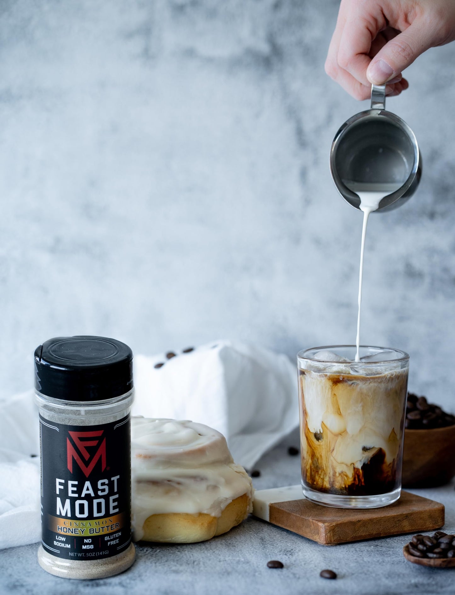 Feast Mode Flavors | Apple Spice Pack | 2 count | 5oz seasonings | Cinnamon Honey Butter | Caramel Apple | meal prep seasoning, low sodium, no msg