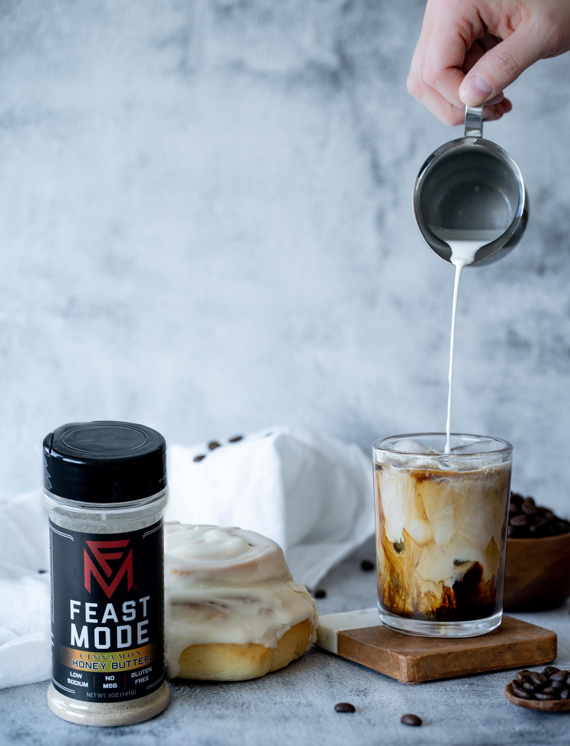 Feast Mode Flavors | Apple Spice Pack | 2 count | 5oz seasonings | Cinnamon Honey Butter | Caramel Apple | meal prep seasoning, low sodium, no msg