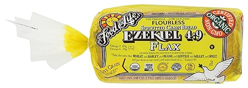 Food for Life Organic Ezekiel 4:9 Flax Bread, 24 OZ