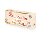 El Almendro Turrones, Turron Duro Nougat Christmas Candy, Crunchy Almond Torrone From Spain, Traditional Spanish Brittle Holiday Dessert, Gluten Free