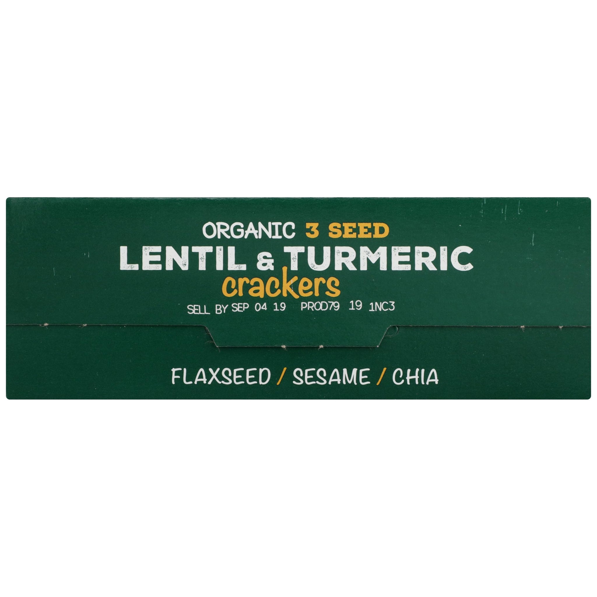 RW GARCIA Organic Lentil Turmeric Crackers, 5.5 OZ