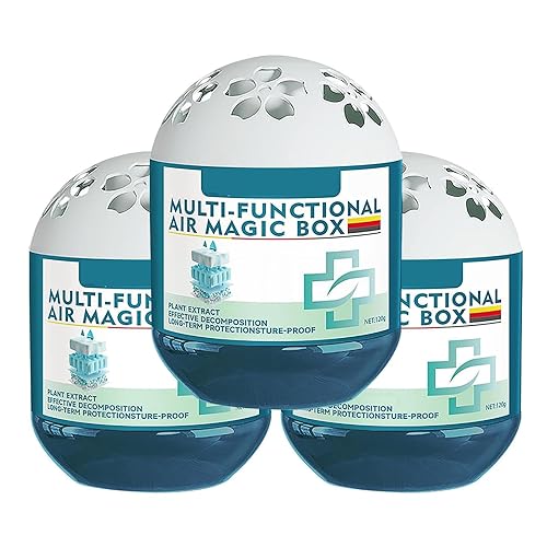 Indoor Air Purification Dust Removal Magic Box, Multi-functional Air Magic Box Cleaner Fragrance, Long-Lasting Air Freshener, for Continuously
