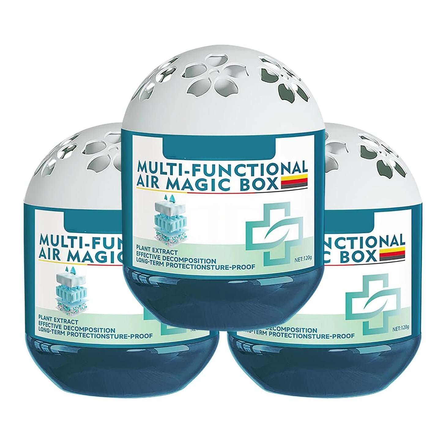 Indoor Air Purification Dust Removal Magic Box, Multi-functional Air Magic Box Cleaner Fragrance, Long-Lasting Air Freshener, for Continuously