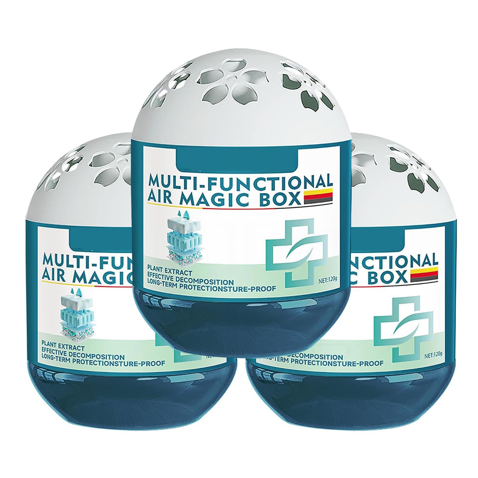 Indoor Air Purification Dust Removal Magic Box, Multi-functional Air Magic Box Cleaner Fragrance, Long-Lasting Air Freshener, for Continuously