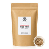Amazake Co. Rice Koji, Japan-Crafted Dried Brown Rice Koji, Made with Organic Brown Rice, 17.6 oz (500g)