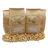 Boiled Peanuts Kit | Contains Premium In Shell Peanuts, Salt, and Unique Seasoning Blend in a Muslin Cooking Bag | 4 Kits of Cajun Flavor