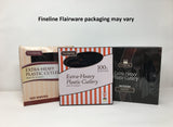 Fineline Flairware Collection Heavy Duty Black Plastic Spoons - Quality, Extra Durable Disposable Teaspoons, Practical for Serving and Portioning Hot