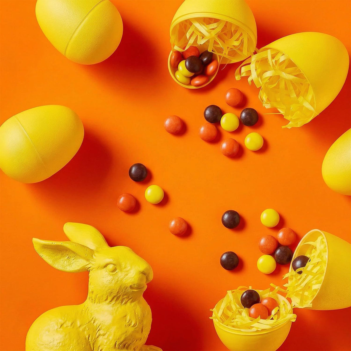 Peanut Butter Chocolate Candy Pieces Bulk 3 Pound Bag - Colorful Candy Coated Peanut Butter Bites - Easter Candy for Egg Hunts, Candy Bowls, Basket