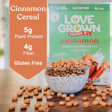 Love Grown Power O’s High Protein Gluten-Free Cereal - Vegan, Certified Non-GMO, Low Sugar, High Fiber, Seed-Oil Free - Plant-Based Ingredients