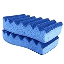 LOLA All Purpose Scrub Sponge, 2 Pack, Made in USA Scrub Sponge- Superior Technology, Non-Scratch, Long Lasting - Dishes, Mugs, Non-Stick Cookware