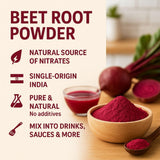 SPICY PANTRY Beet Root Powder 4 oz - 100% Natural, Non-GMO, Gluten Friendly Superfood for Smoothies, Juices, Sauces, Soups, Baking & Natural Coloring