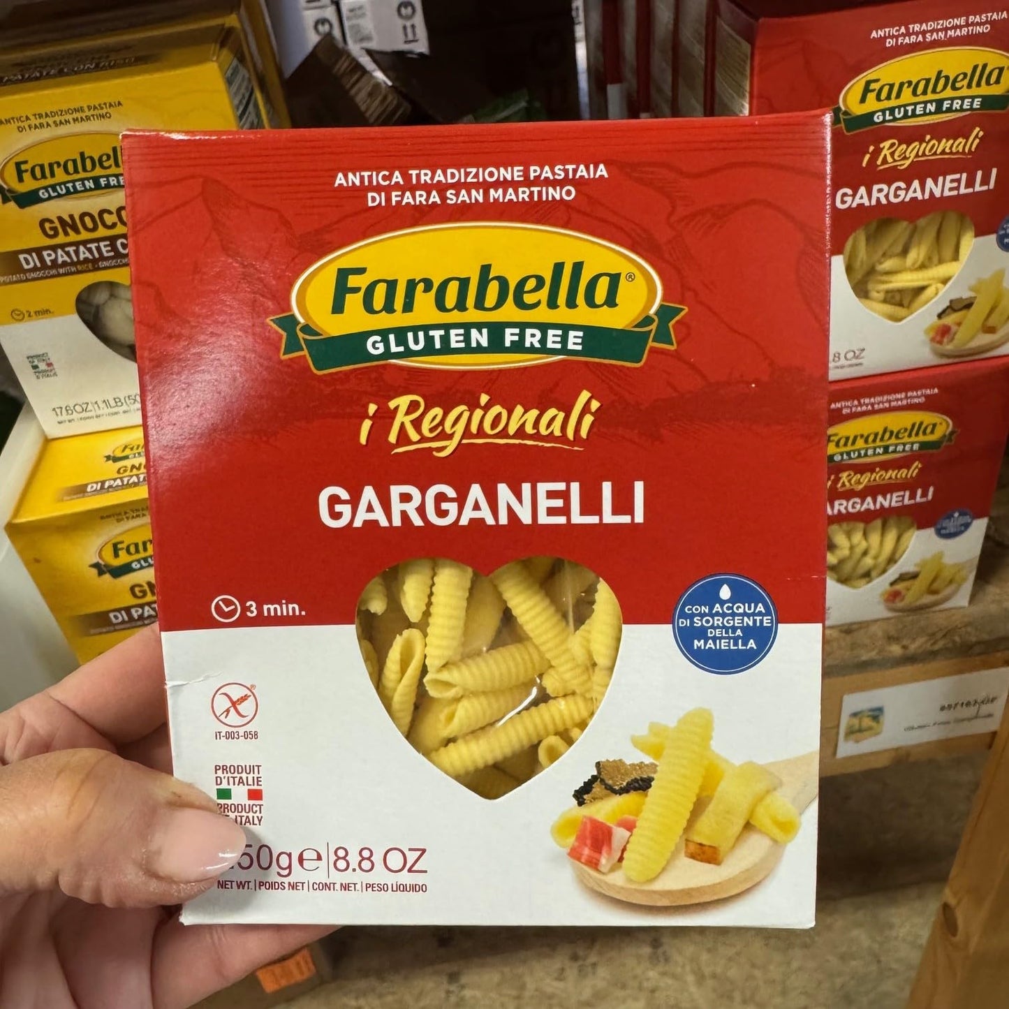 Gluten Free Garnanelli