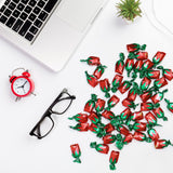 Strawberry Filled Hard Candy Bon Bons 2 lbs Bulk Pack - Individually Wrapped Christmas Fruit-Filled Candy, Classic Strawberry Hard Candy for Holiday