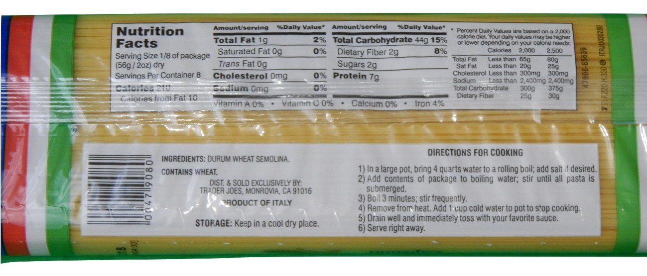 aenna Authentic Imported Italian Capellini Pasta, 1-Lb Bag (Pack of 4) c
