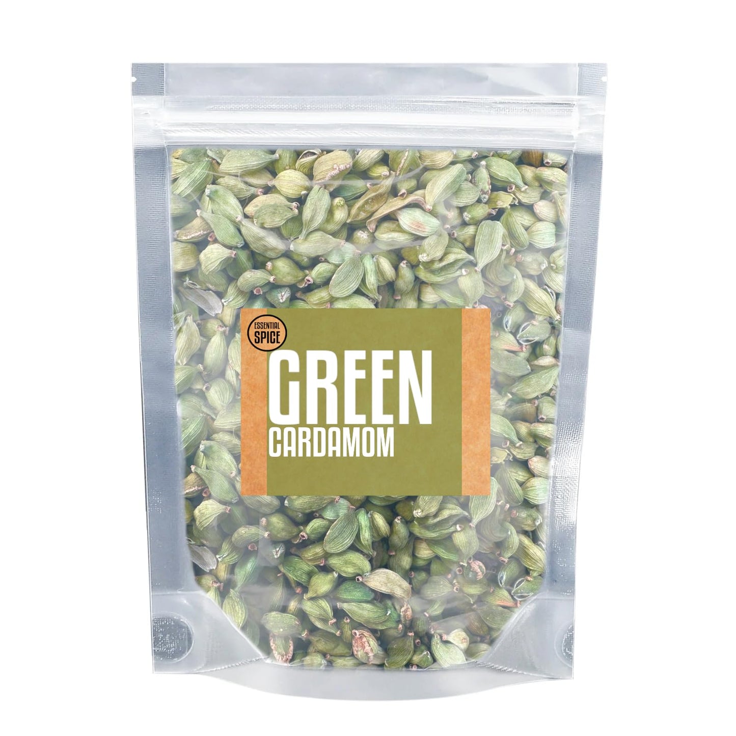 Essential Spice Green Cardamom Pods, 55 oz - Aromatic Whole Spice with Sweet, Citrus & Herbal Notes - Perfect for Baking, Chai, Curries & Rice Dishes
