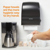 Coastwide Professional Recycled Hardwound Paper Towels, 1-Ply, 800 ft./Roll, 6 Rolls/Carton