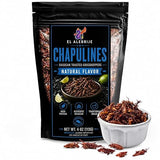 Alebrixes | Chapulines From Oaxaca 4oz (114g) | Premium Toasted Edible Grasshoppers - Always Fresh & Delicious Mexican Snack | Imported from Mexico