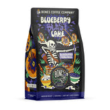 Bones Coffee Company Blueberry Blast Cake, Blueberry Pancakes Flavored Coffee, Medium Roast Low Acid Arabica Beans Compatible with Auto drip