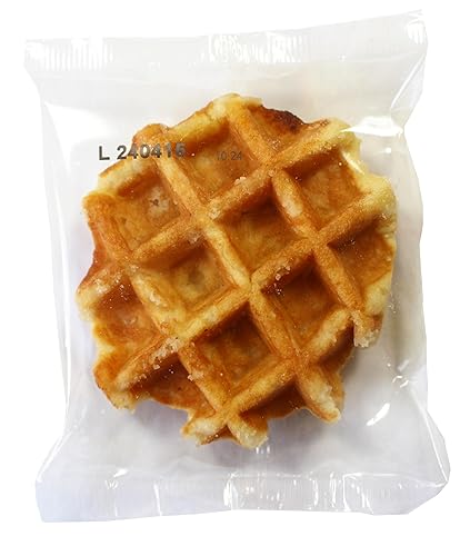 Avieta Belgian Pearl Sugar Waffles, 8 Individually Packed 1.94 Ounce W/GreenZep Sticker