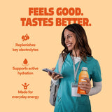 COCO5 Orange Coconut Water (12 Pack) - Natural Electrolyte Sports Hydration, 50% Less Sugar, Bold Orange Flavor, Non-GMO, Gluten Free - 16.9 fl oz