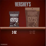 HERSHEY Chocolate Candy, Sugar Free, 3-Ounce Bags (Pack of 12)