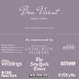 Bon Vivant New York: “Box of 9 Assorted Petit Four Demitasse,” Luxury Petits Fours with Fondant, Marzipan, Buttercream, 8.2oz