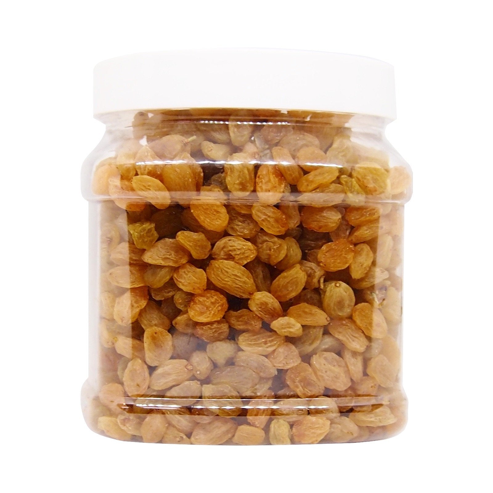 Tassyam Golden Raisins Healthy Juicy Hand-Sorted Jumbo Indian Kishmish Jar, 700g