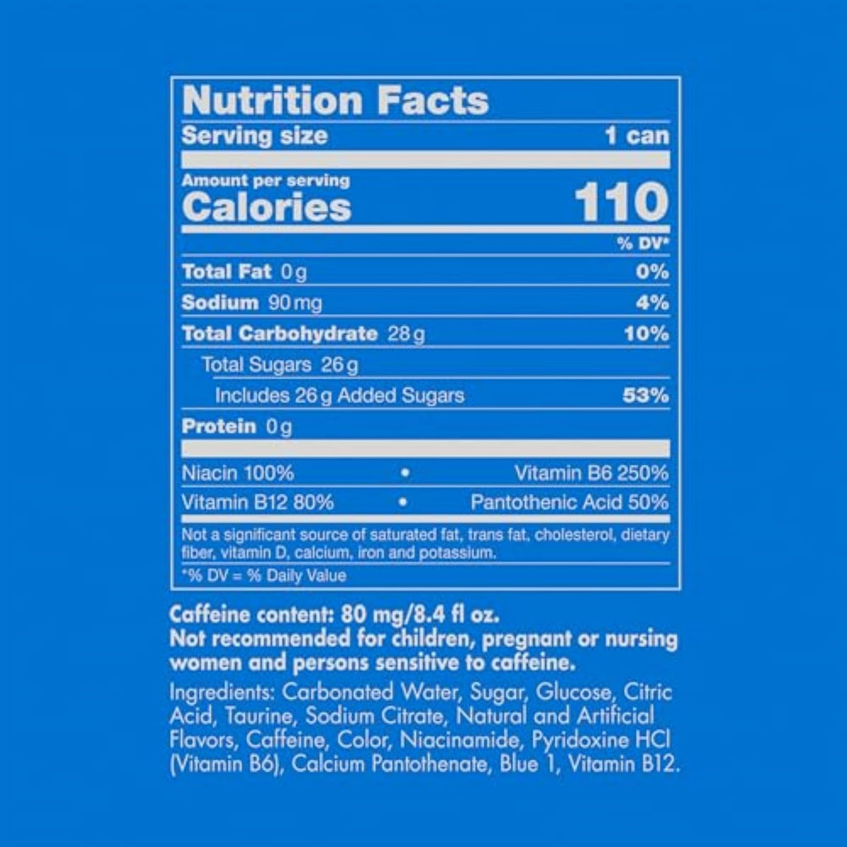 Red Bull Sea Blue Edition Energy Drink, 8.4 Fl Oz Can, 24 Pack