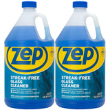 Zep Streak-Free Glass Cleaner - 1 Gallon - (Case of 2) ZU1120128 - Leaves windows and mirrors crystal clear
