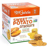 RW Garcia Sweet Potato 3 Seeds Crackers Net Wt 30 Ounce (2 X 15oz Bags), 30 Ounce ,, 1.87 Pound ()