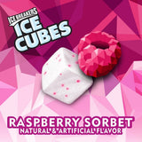 Ice Breakers Ice Cubes Sugar Free Gum with Xylitol, Raspberry Sorbet, 40 Piece (Pack of 4)