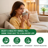Chamomile Tea Bags, Natural Chamomile Flowers Herbal Tea, Non-GMO - Caffeine-Free, Enjoy Hot or Iced, 100 Teabags, 1.5g/bag (Chamomile Tea)