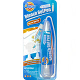 Bleach Pen for Clothes & Grout, 4 in 1 Dual-Tip Stain Remover Gel Pen with Precision Tip & Brush Head, Portable Travel-Size Cleaner for White Laundry