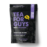 Tea For Guys: Nighttime Blend- Strong Herbal Night Blend for Calm, Reset, and Deep Rest | - 20 Biodegradable Tea Bags