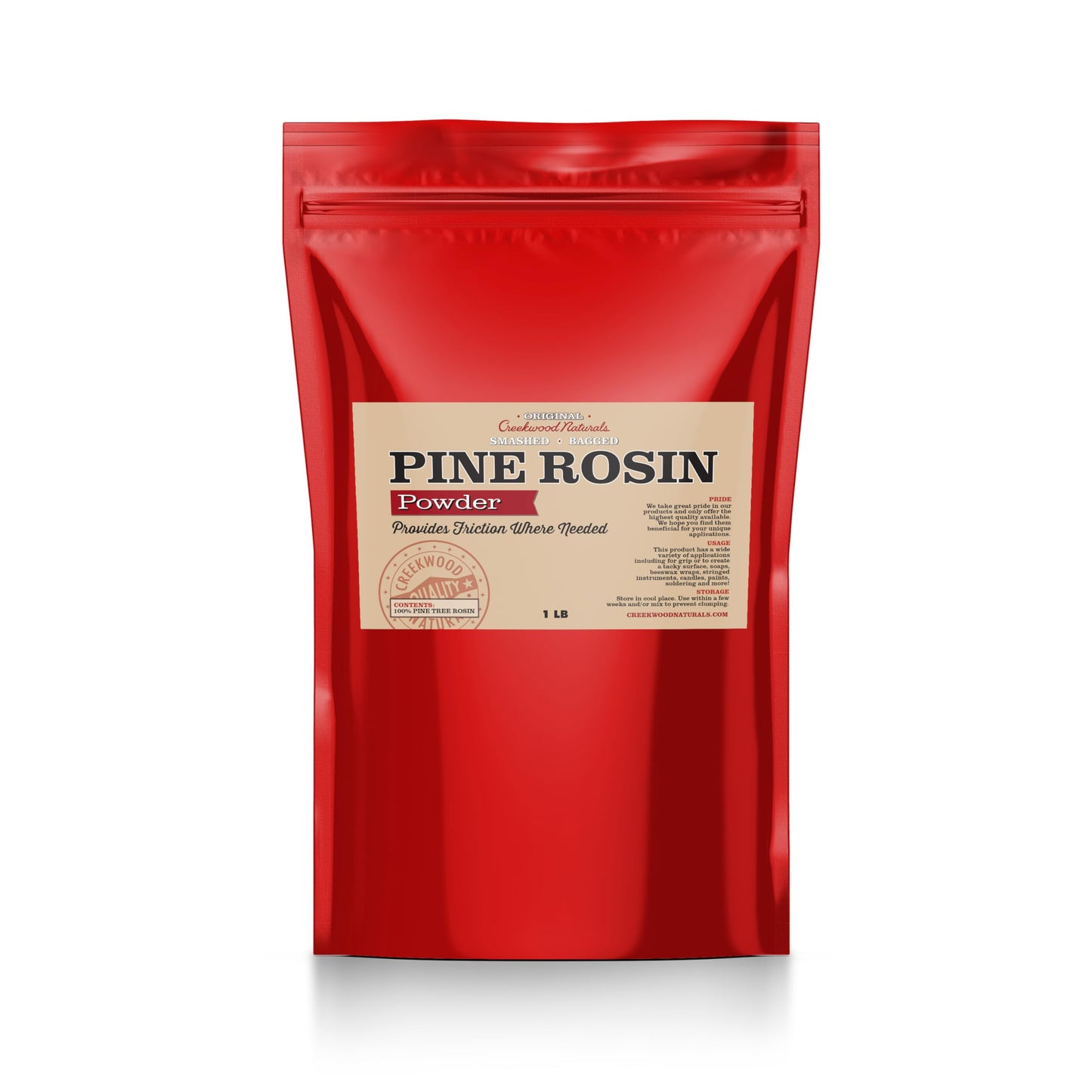 Powdered Gum Rosin for Beeswax Wraps - 1 LBS