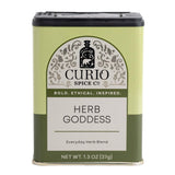 Curio Spice Co - Herb Goddess Everyday Blend - Made w/Green coriander, Greek Oregano & Chives - Great for White Meat, Soups, Salads, & Rice - 1.3oz