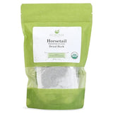 Biokoma Organic Horsetail Dried Herb 30 Tea Bags Shavegrass Equisetum Arvense USDA Organic Herbal Tea Healthy Hair Skin Nails Support Resealable Pouch