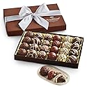 Harry & David Signature Chocolate Truffles Gift Box, 24 Assorted Truffles, 1 Pound Box