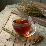 Organic Mugwort Tea, 18 Bleach-Free Tea Bags - Organic Tea Improves Digestion, and Acts as an Emotional Relaxant, No GMOs