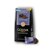 Godiva Masterpiece Dark Chocolate Bag, Individually Wrapped with Ganache Center, Gourmet Gift for Birthday, Holiday, Kosher, Halal, 7oz