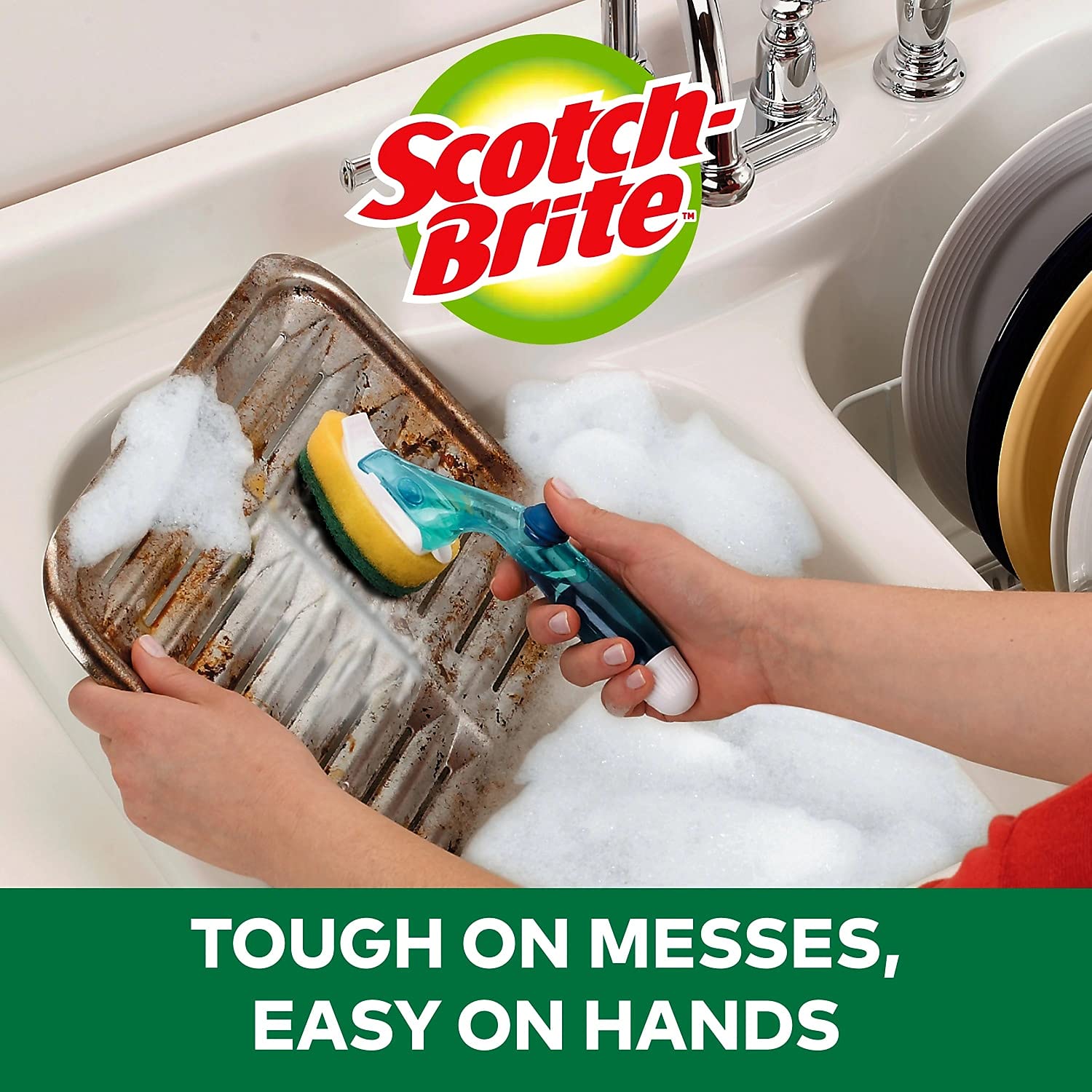3M Scotch-Brite Dishwand Heavy-Duty Sponge Refill